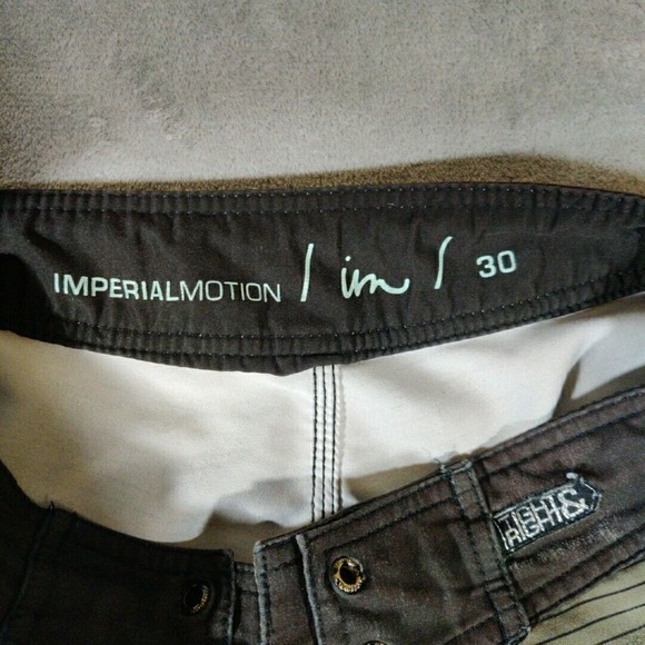 IM Imperial Motion Board Shorts Mens 30 Brown And Turquoise Surf‎ Activewear - Picture 2 of 8